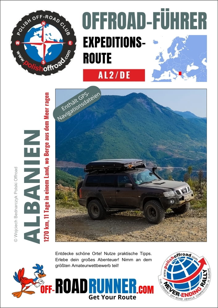 OFFROAD-FUHRER Albanien AL2DE
