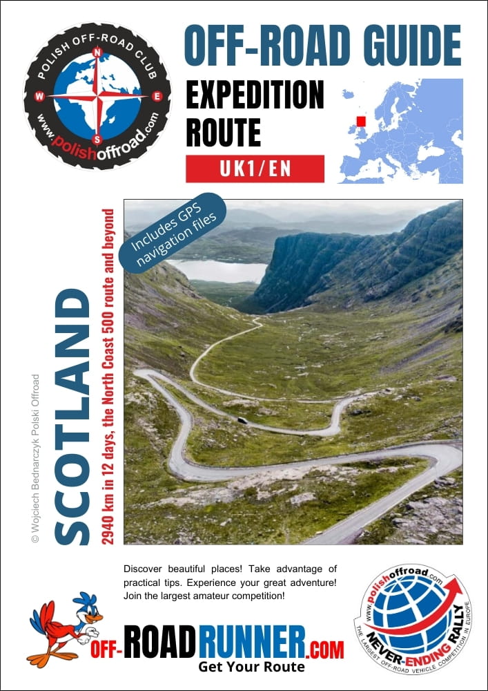 off-road guide expedition route Scotland