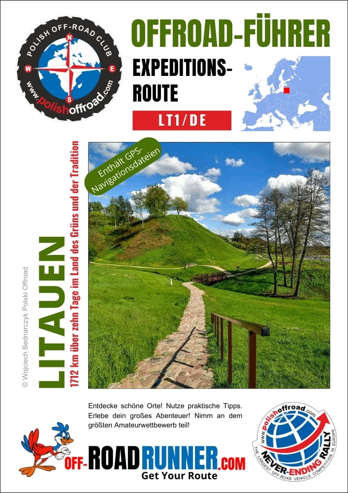 offroad fuhrer-expeditions route Litauen LT1DE-cover