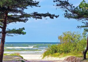 Lithuania off-road 4x4 route - wild beach