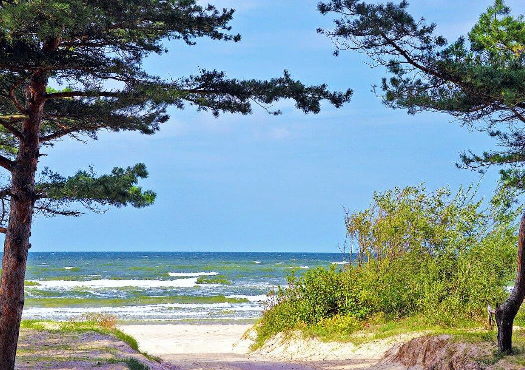 Lithuania off-road 4x4 route - wild beach