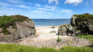 Offroad-Route 4x4 - wilder Strand in Schottland