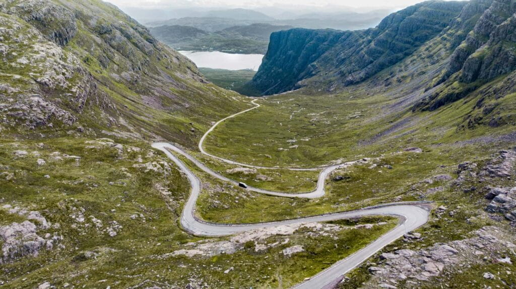 Offroad-Route in Schottland 4x4 - Landschaft der Nordküste