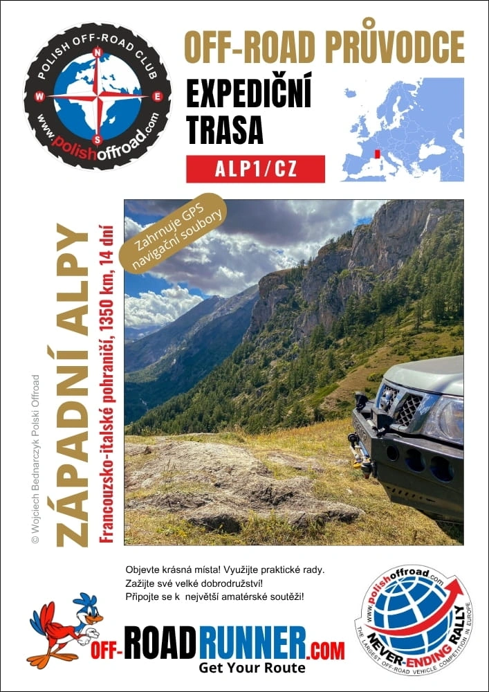 off-road pruvodce Zapadni Alpy ALP1CZ