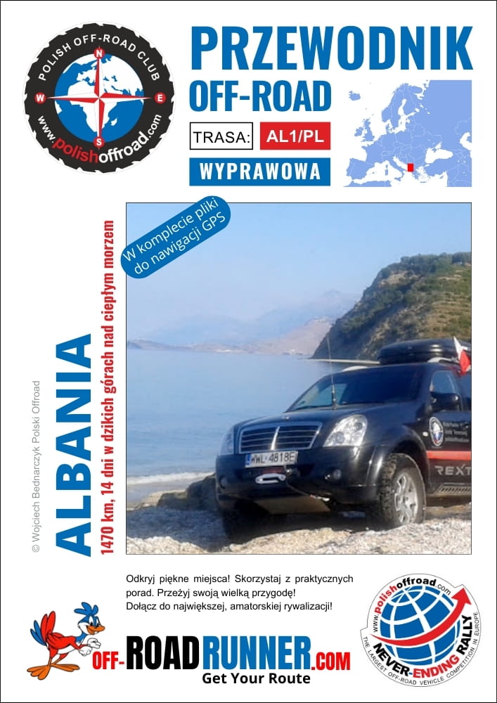 Wyprawowa trasa off-road 4x4 ALBANIA AL1PL