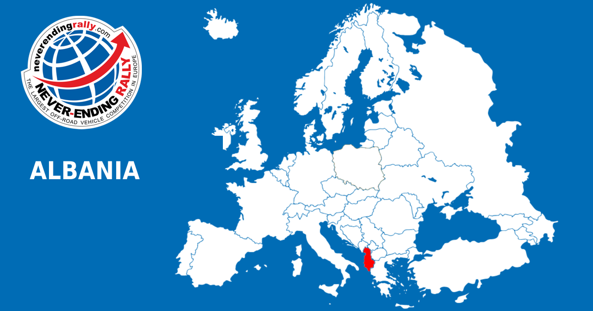 Mapa off-road: Albania