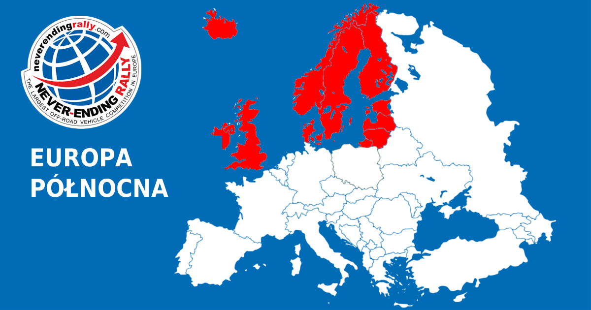 Mapa off-road: Europa Północna