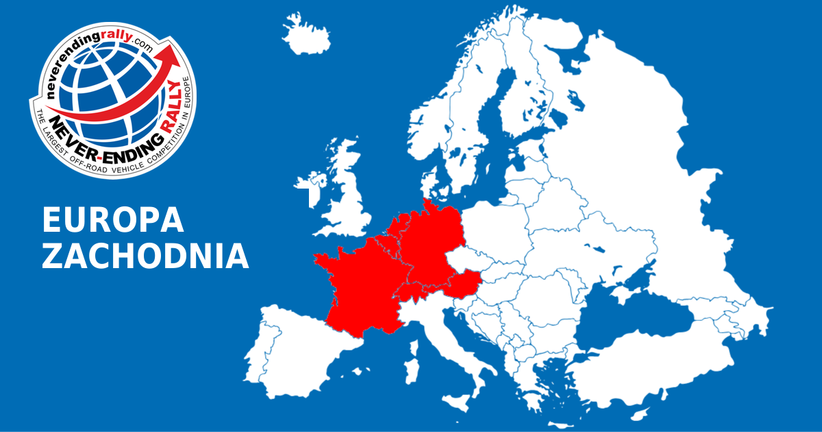 Mapa off-road: Europa Zachodnia
