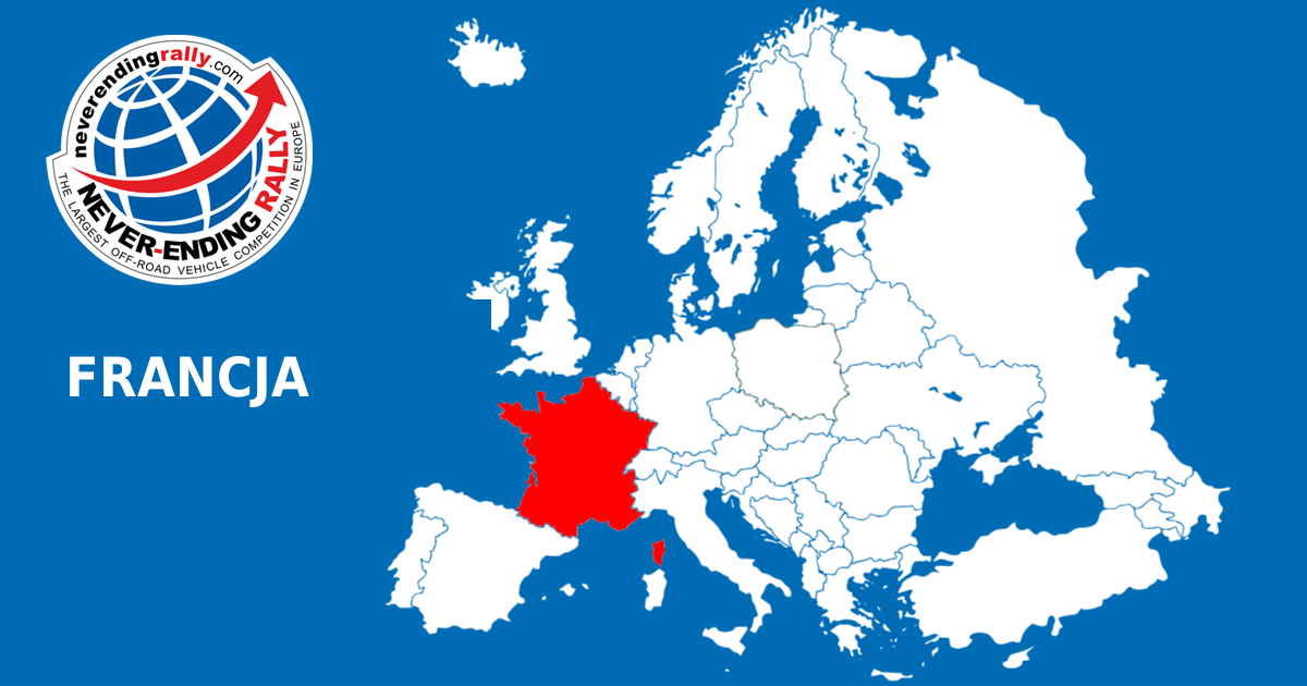 Mapa off-road: Francja